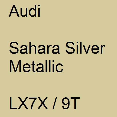 Audi, Sahara Silver Metallic, LX7X / 9T.